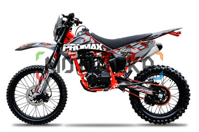 Мотоцикл кроссовый / эндуро PROMAX (Промакс) MX250 серый/красный