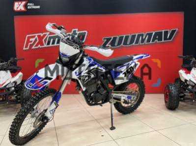Мотоцикл кроссовый / эндуро Zuumav (Зуумав) FX X7 FXR белый/синий