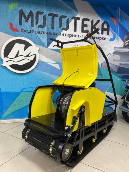 Мотобуксировщик Рыбак Старт 15 л.с.. Lifan. металлический капот (база 1430 мм) | Мототека