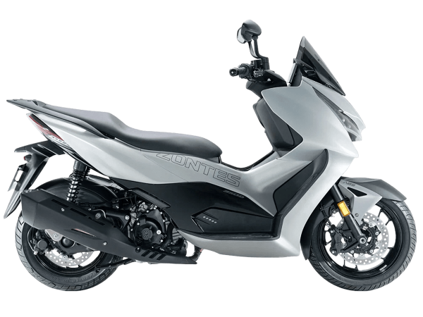 Скутер Zontes (Зонтес) ZT350 - D (ZT1P77MP EFI) 15/14 серый с ПТС | Мототека