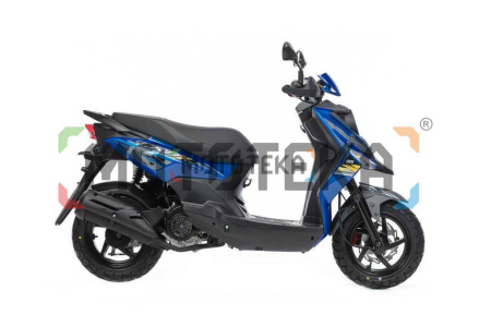 Скутер SYM (Сим) CROX 125 синий с ПТС