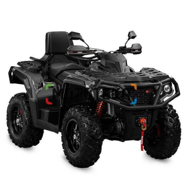 Квадроцикл AODES (Аодес) Pathcross ATV800L EPS LCD двухместный серый с ПСМ | Мототека