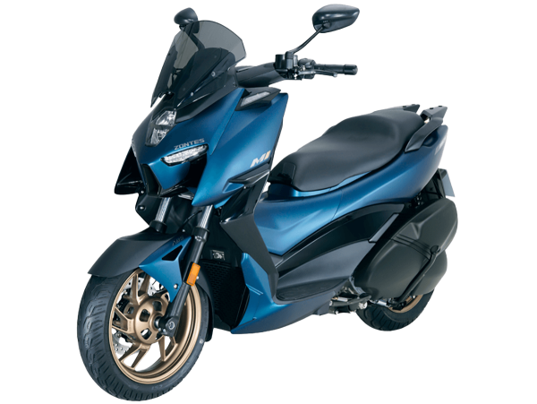 Скутер Zontes (Зонтес) ZT350 - M (ZT1P77MP EFI) 15/14 синий матовый с ПТС | Мототека