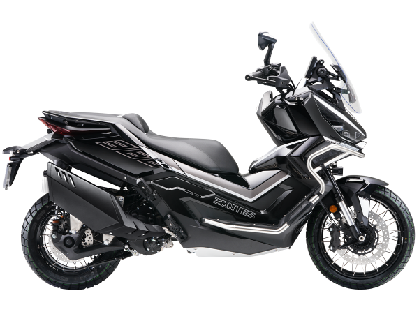 Скутер ZONTES (Зонтес) ZT368 - G (ZT1P79MP EFI) 17/14 (2025 г.) чёрный с ПТС | Мототека