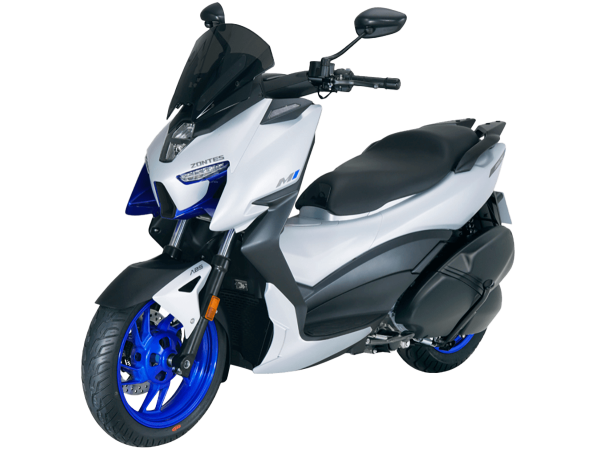 Скутер Zontes (Зонтес) ZT350 - M (ZT1P77MP EFI) 15/14 серебристый с ПТС | Мототека