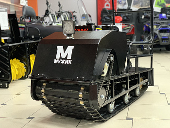 Мотобуксировщик Мужик LUXE М500 1450. 15 л.с.. катковая. с реверсом. с тормозом. с электростартером