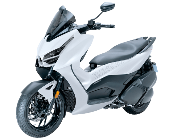 Скутер Zontes (Зонтес) ZT350 - D (ZT1P77MP EFI) 15/14 серебристый с ПТС | Мототека