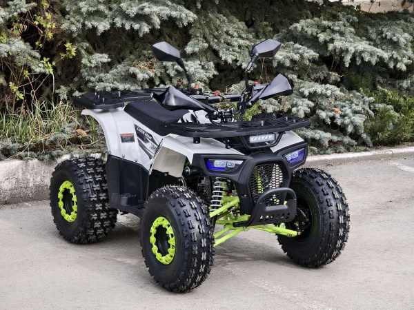 Квадроцикл детский R - MOTO (Р - Мото) Lion 125 AR lite белый (машинокомплект) | Мототека