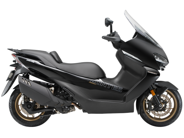 Скутер ZONTES (Зонтес) ZT368 - K (ZT1P79MP EFI) 15/14 (2025 г.) чёрный с ПТС | Мототека